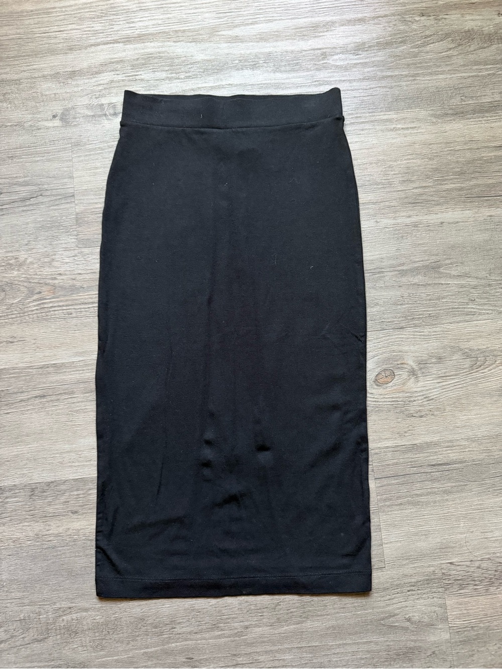 H&M Black Pencil Midi Skirt